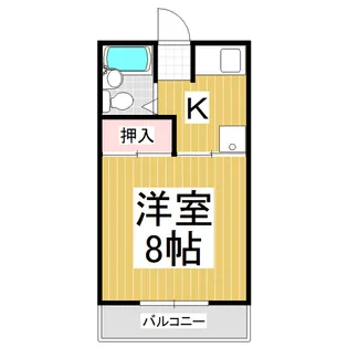 さくらパレス【312号室】の間取り