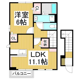 サンフラワーガーデン3【2階】の間取り