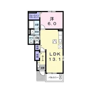 Turnberry【1階】の間取り