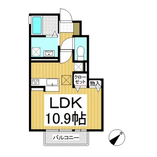 Applause(アプローズ)【105号室】の間取り