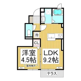 アランコート【1階】の間取り