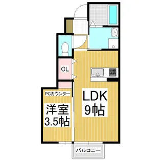 リ・ドーレ A【1階】の間取り