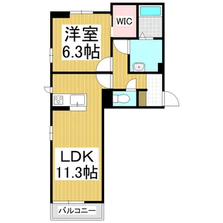 丸花見壱号館【1階】の間取り
