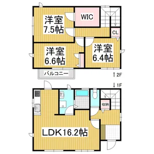 KOHYA A棟【A号室】の間取り