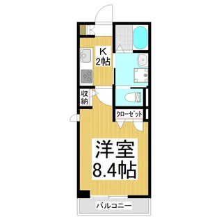 AlbaGrande【101号室】の間取り