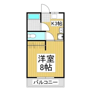 アネックスエリカ【212号室】の間取り