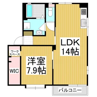フレグランスgreen B棟【2階】の間取り