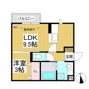 ベラ・ルーチェ【1階】の間取り
