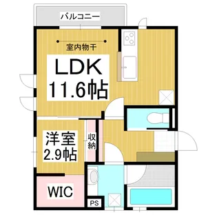 レセンテ東参道【302号室】の間取り