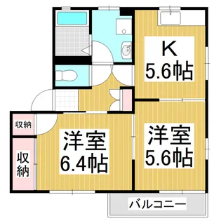 エントピアIKEDA B棟【101号室】の間取り