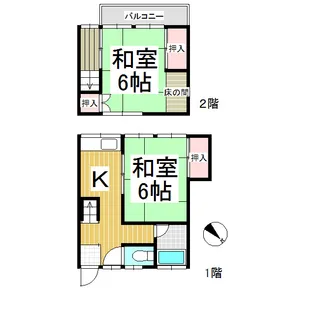 スモールシャトー【D号室】の間取り
