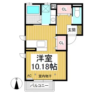 エーテル【2階】の間取り