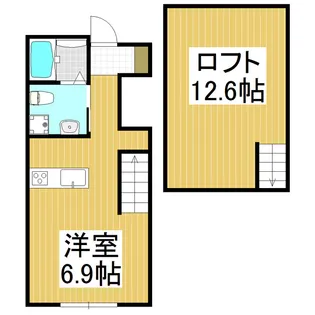 グランドソレイユ元町【2階】の間取り