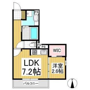 ブルーム桜町【101号室】の間取り
