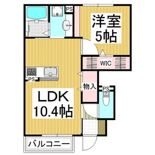 Mon chouchou【103号室】の間取り