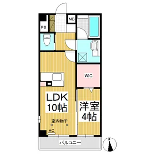 エレクトハイツ東鶴賀【3階】の間取り