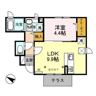 Palazzo【1階】の間取り