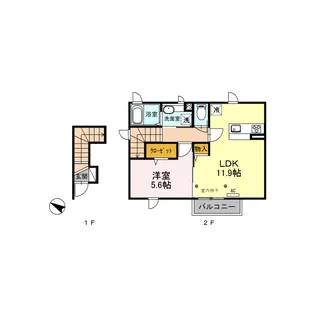Palazzo【2階】の間取り
