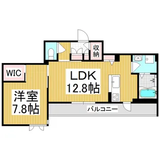 ベレオ・アクシア【1階】の間取り