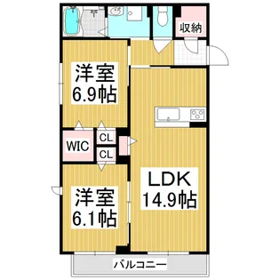 MASTTOWN FERIO【1階】の間取り