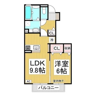 アネーロ【1階】の間取り