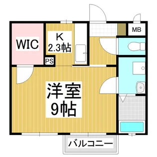 おるふぇうす【2階】の間取り