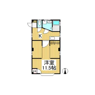 ハイツノア(国分)【302号室】の間取り