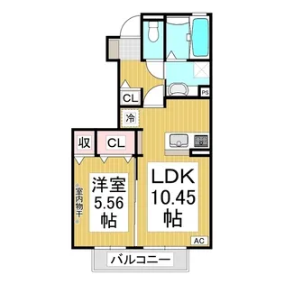 レザン・M【1階】の間取り