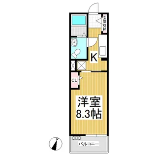 T-アルバ Ⅱ【303号室】の間取り
