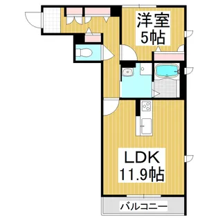 メイプル ガーデン【1階】の間取り