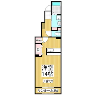 レスポアール ドゥ アルブル【1階】の間取り