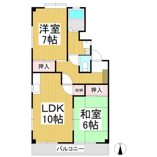 ドリームハイツ(金井田)【301号室】の間取り