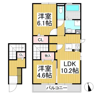 Soleil【2階】の間取り