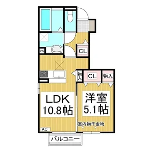 ショコラ【1階】の間取り