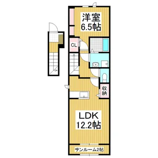 シルフィード・ベル【2階】の間取り
