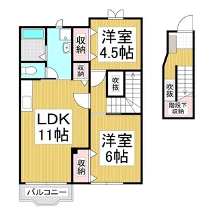 グリーンテラス A【2階】の間取り