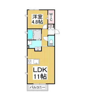 La sita 深志【2階】の間取り
