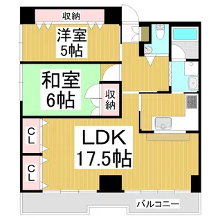ゆたかビル【305号室】の間取り