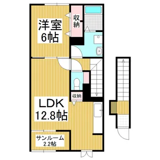 アルモニーメゾン B【2階】の間取り