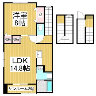 シェーネ【3階】の間取り