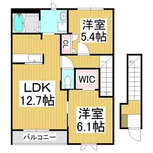 サンテラス四季【2階】の間取り