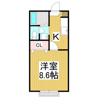 ルディ・K【1階】の間取り