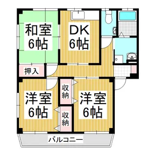 コーポ桜田【201号室】の間取り