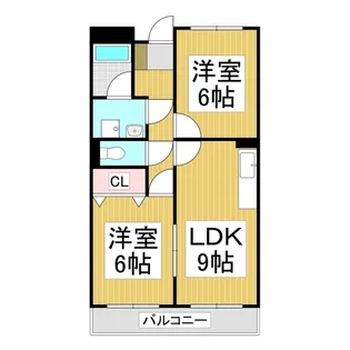 Limpia CHINO Building【201号室】の間取り