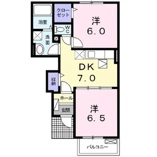 カモミール【1階】の間取り