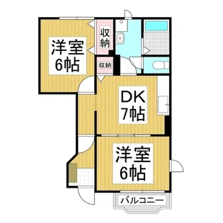 カーサ・みすず A【1階】の間取り