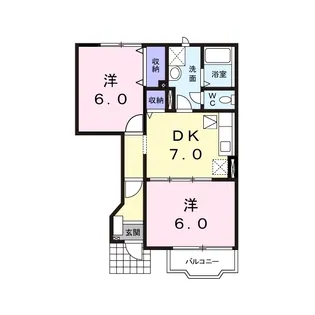 カーサ みすず A【1階】の間取り