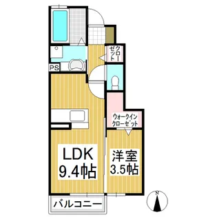 セジュール杏 SAKU【1階】の間取り