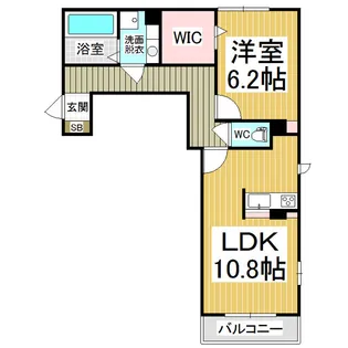 ベル・クレール【301号室】の間取り