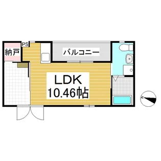 Sain K(2)【107号室】の間取り